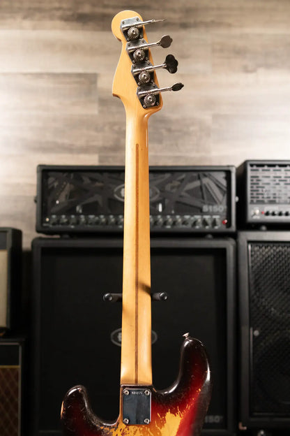 1958 Fender Vintage Precision Bass - 3 Tone Sunburst with Original Hardshell Case - Used