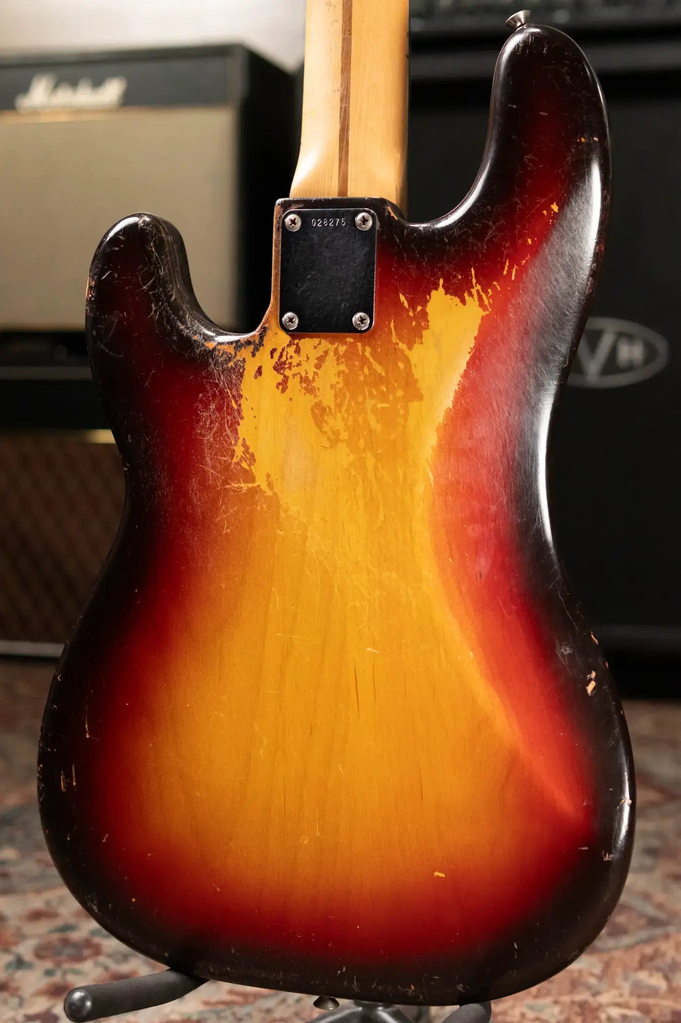 1958 Fender Vintage Precision Bass - 3 Tone Sunburst with Original Hardshell Case - Used