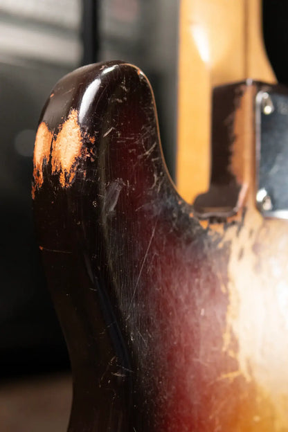 1958 Fender Vintage Precision Bass - 3 Tone Sunburst with Original Hardshell Case - Used