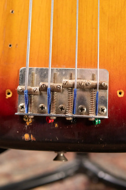 1958 Fender Vintage Precision Bass - 3 Tone Sunburst with Original Hardshell Case - Used