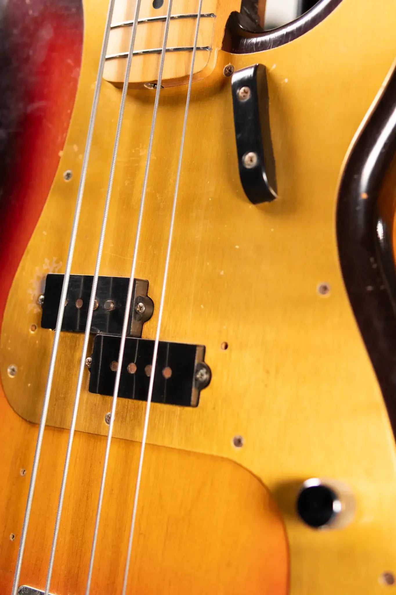 1958 Fender Vintage Precision Bass - 3 Tone Sunburst with Original Hardshell Case - Used