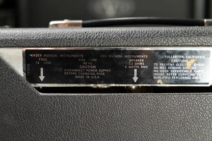 1976 Fender Champ 6-Watt 1x8" Silverface Guitar Combo Amplifier