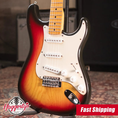 Fender 1979 Stratocaster Electric Guitar - 3-Tone Sunburst with Hardshell Case - Used