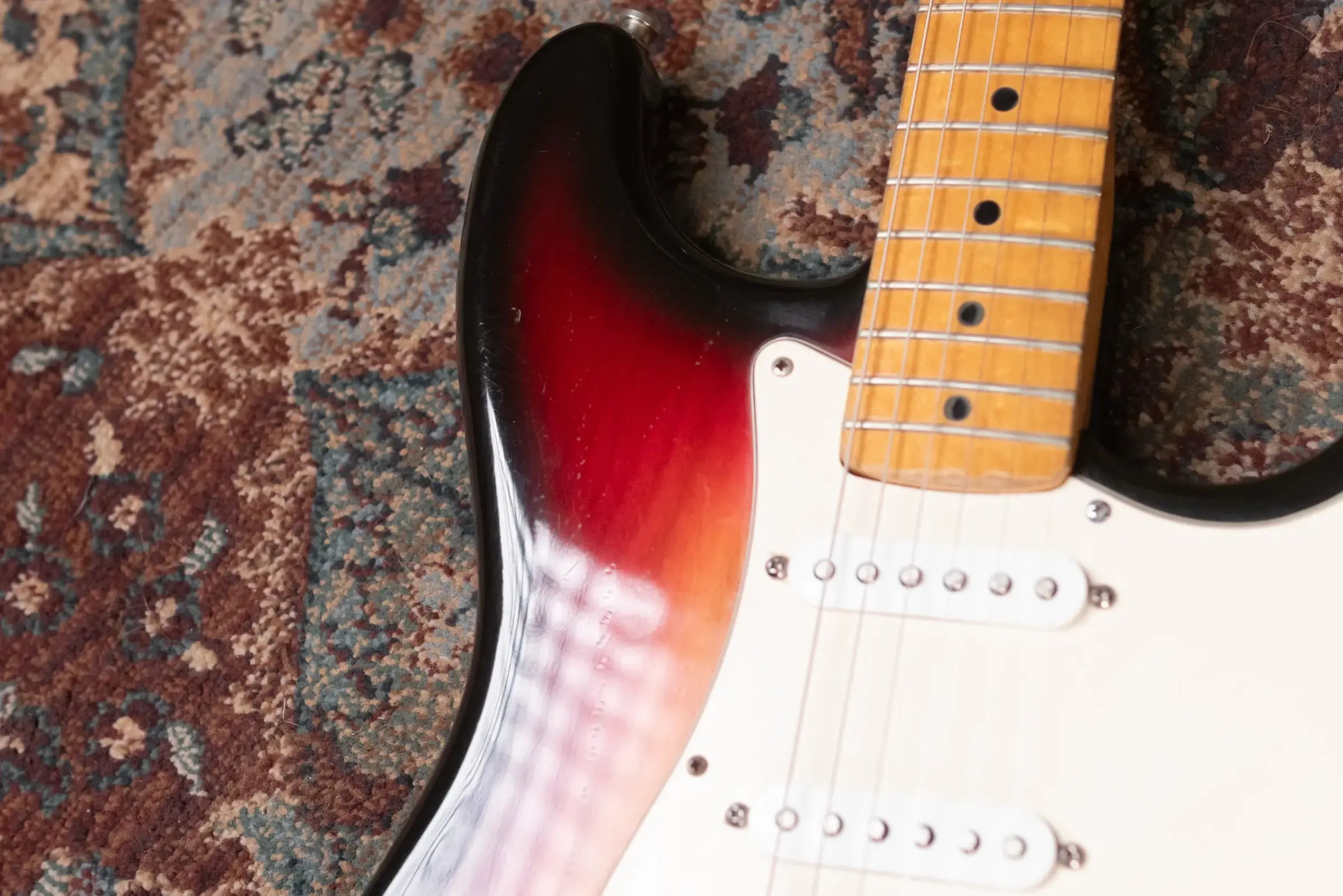 Fender 1979 Stratocaster Electric Guitar - 3-Tone Sunburst with Hardshell Case - Used