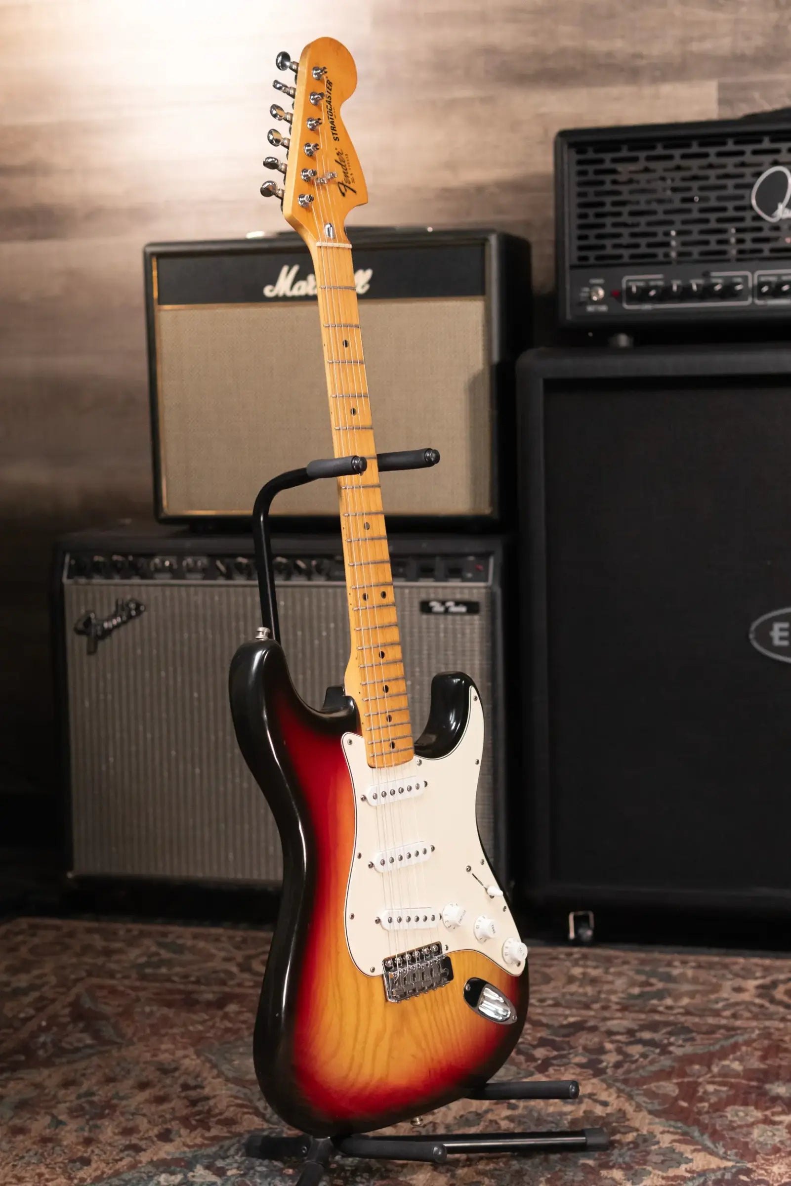 Fender 1979 Stratocaster Electric Guitar - 3-Tone Sunburst with Hardshell Case - Used