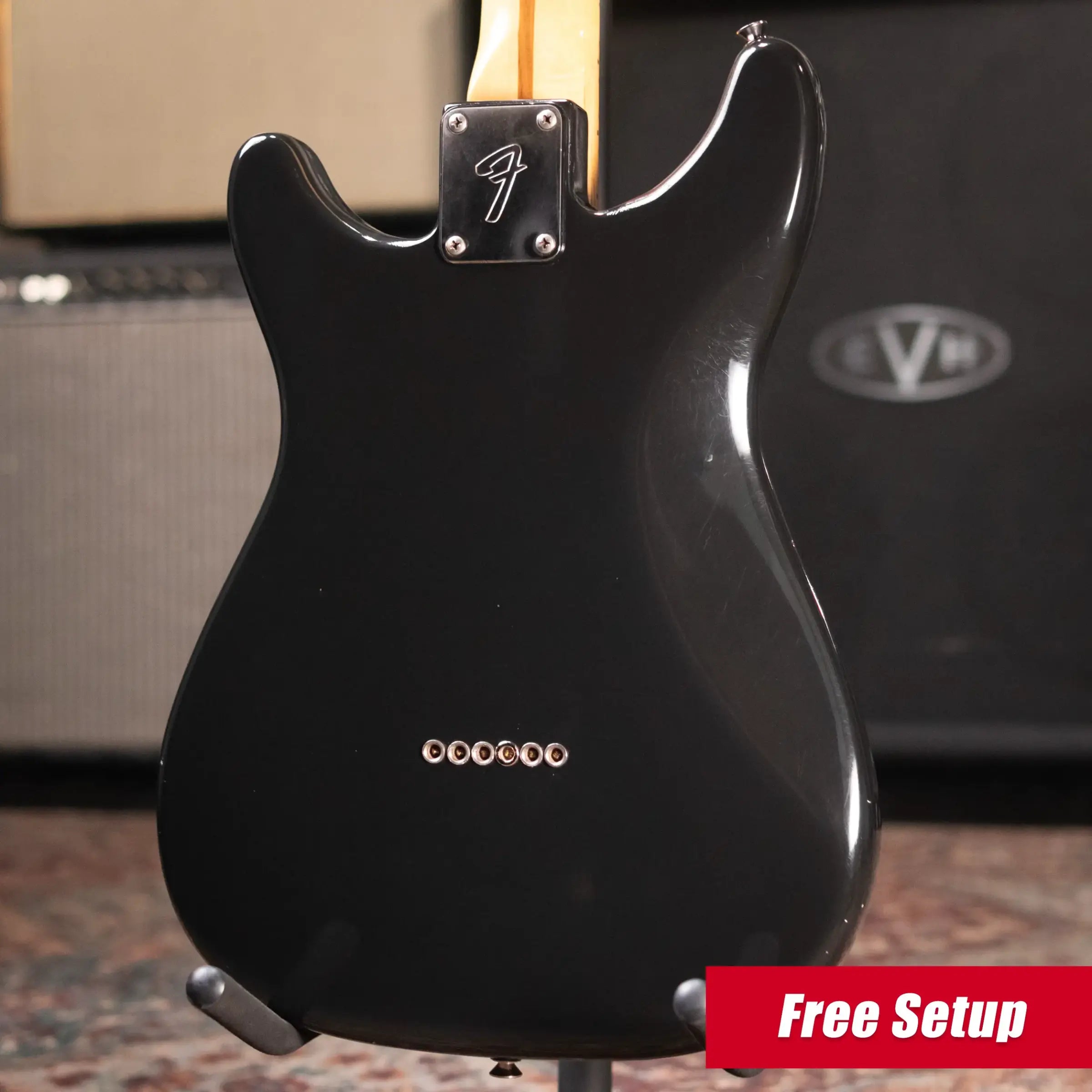 Fender 1981 Lead I Electric Guitar Black with Hardshell Case - Used