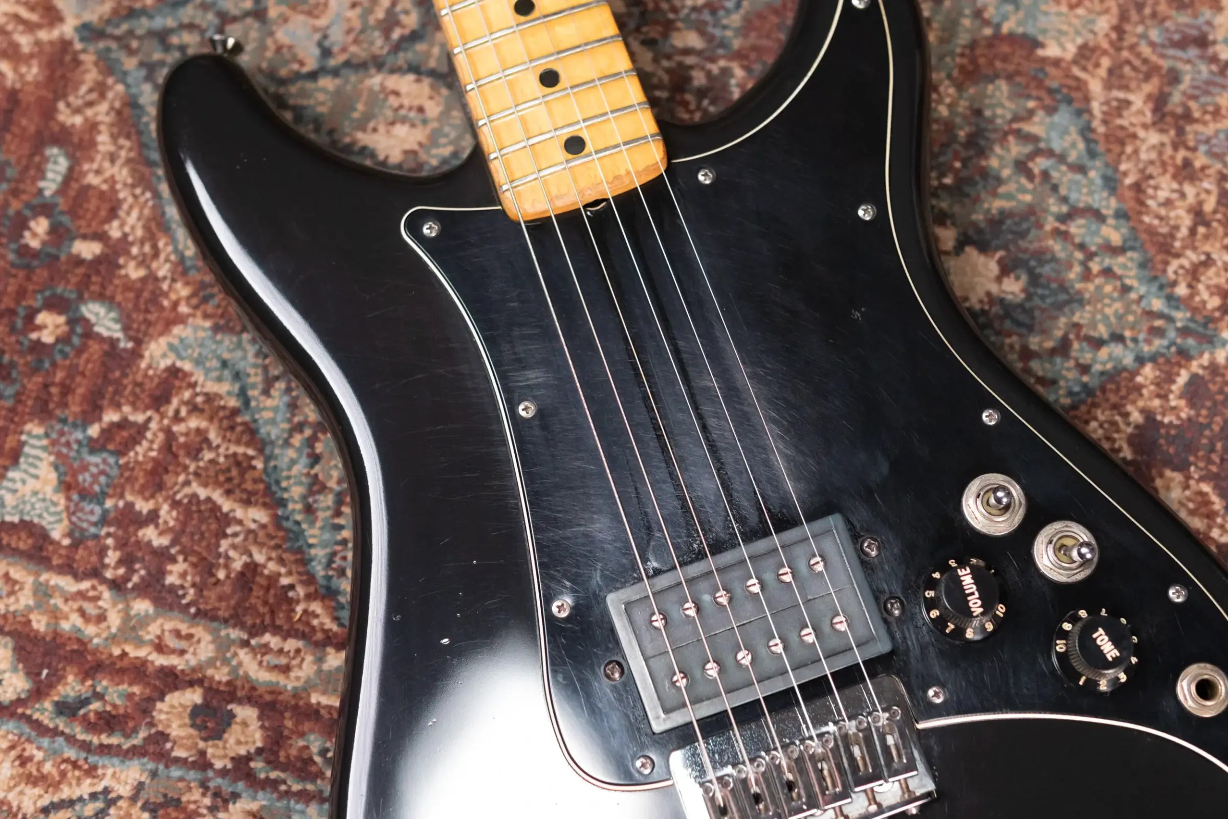 Fender 1981 Lead I Electric Guitar Black with Hardshell Case - Used