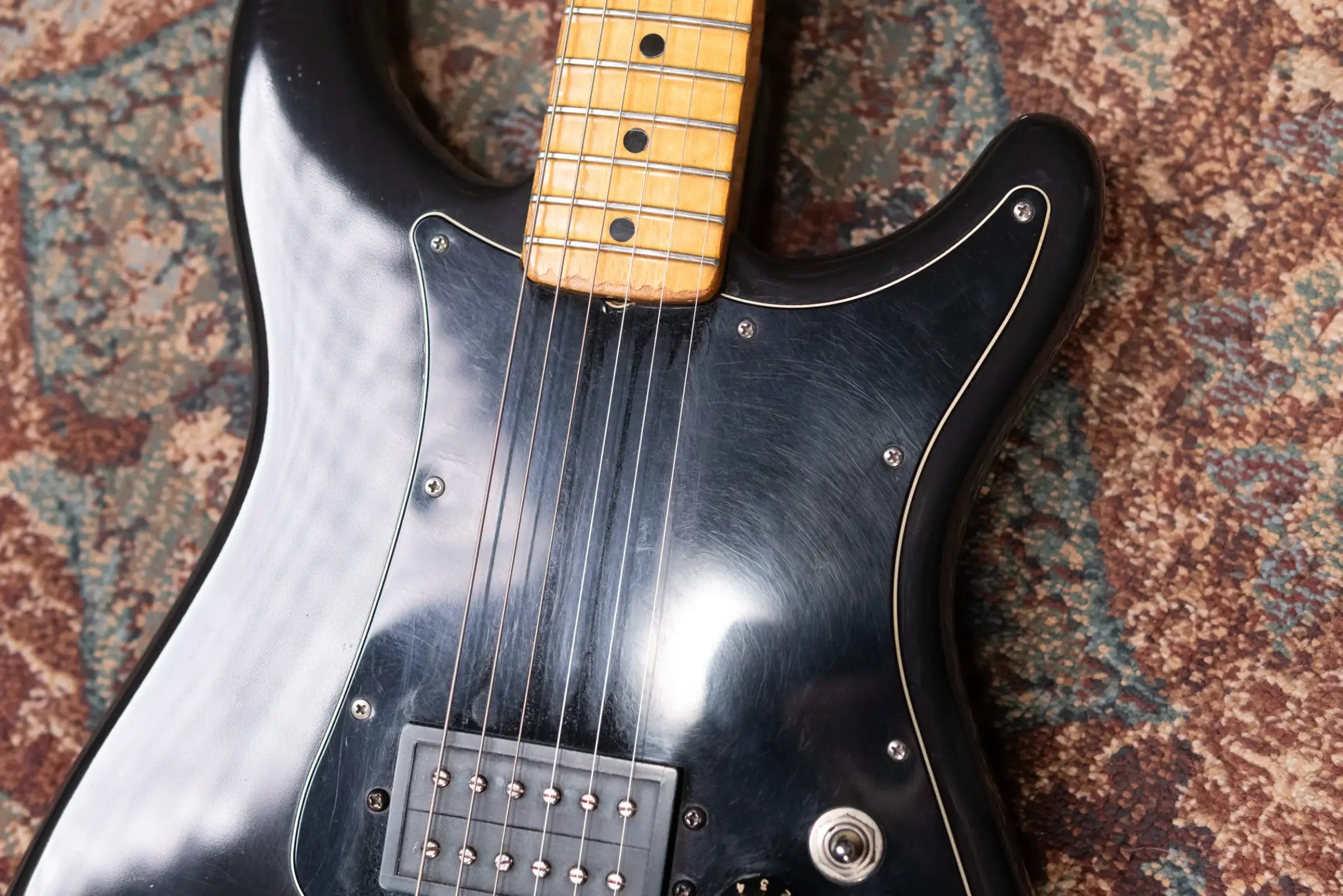 Fender 1981 Lead I Electric Guitar Black with Hardshell Case - Used