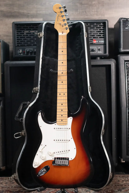 Fender 1996 American Standard Stratocaster Left-Handed Brown Sunburst with Hardshell Case - Used