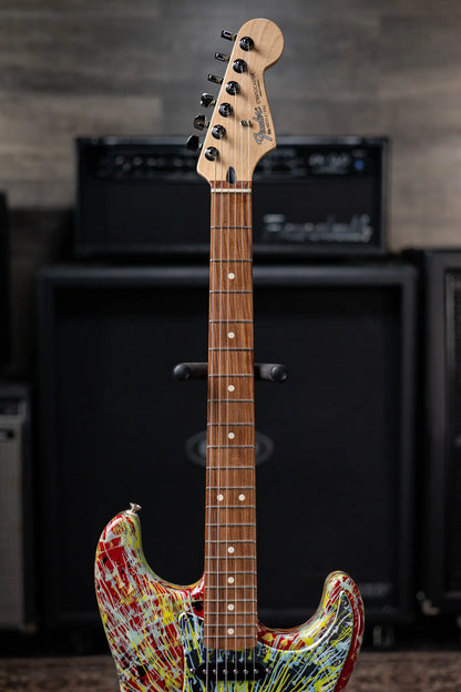 2003 Fender Special Edition Splatter Stratocaster Electric Guitar - Dakota Red with Gig Bag - Used