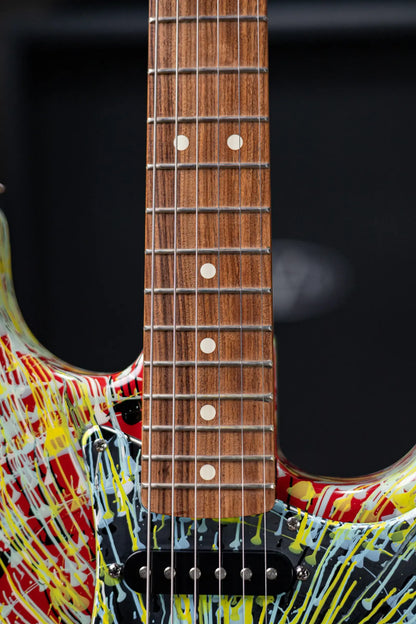 2003 Fender Special Edition Splatter Stratocaster Electric Guitar - Dakota Red with Gig Bag - Used