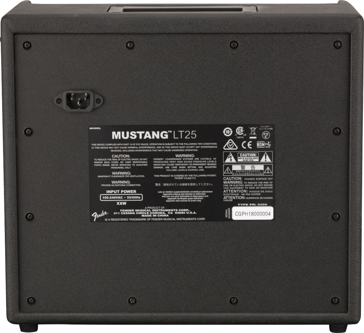 Fender Mustang LT25 Amplifier