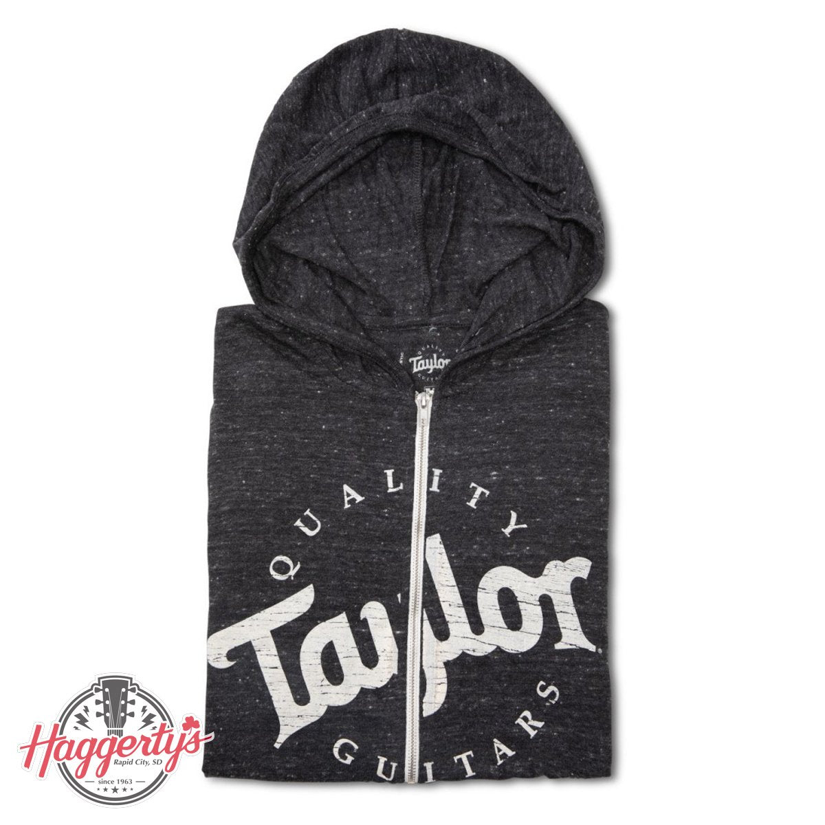 Taylor Hoody, Full Zip, Black - Small