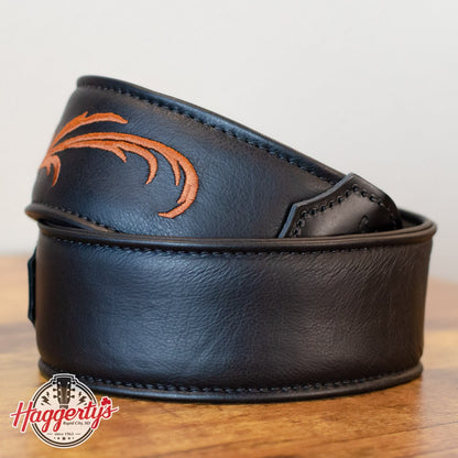 Taylor Nouveau Strap Presentation Series Black Leather 2.5"