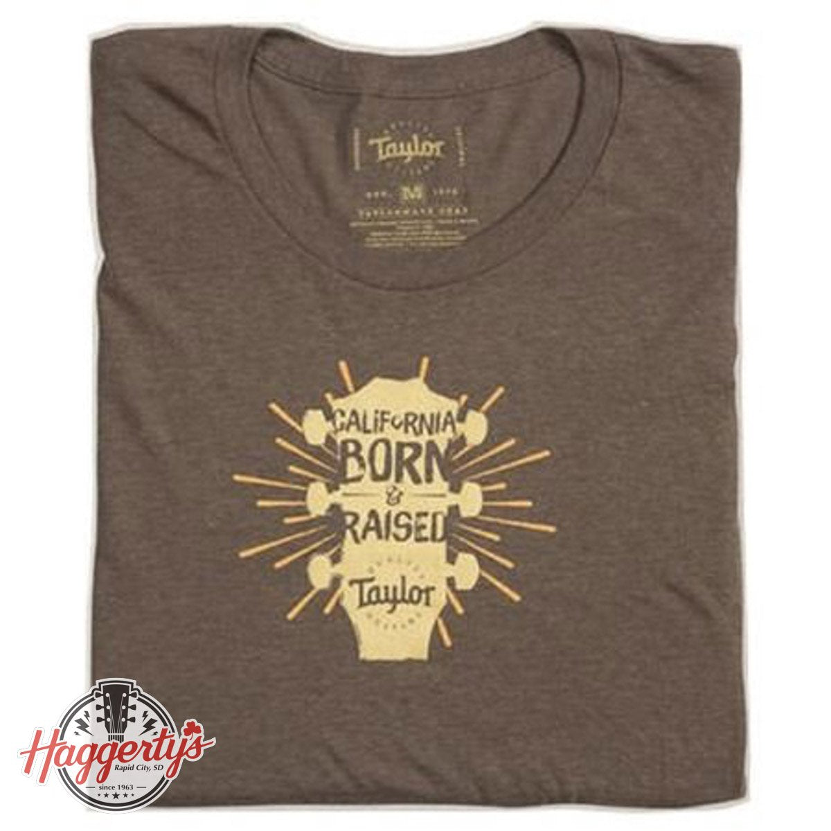 Taylor Ladies Born in California T Shirt, XL