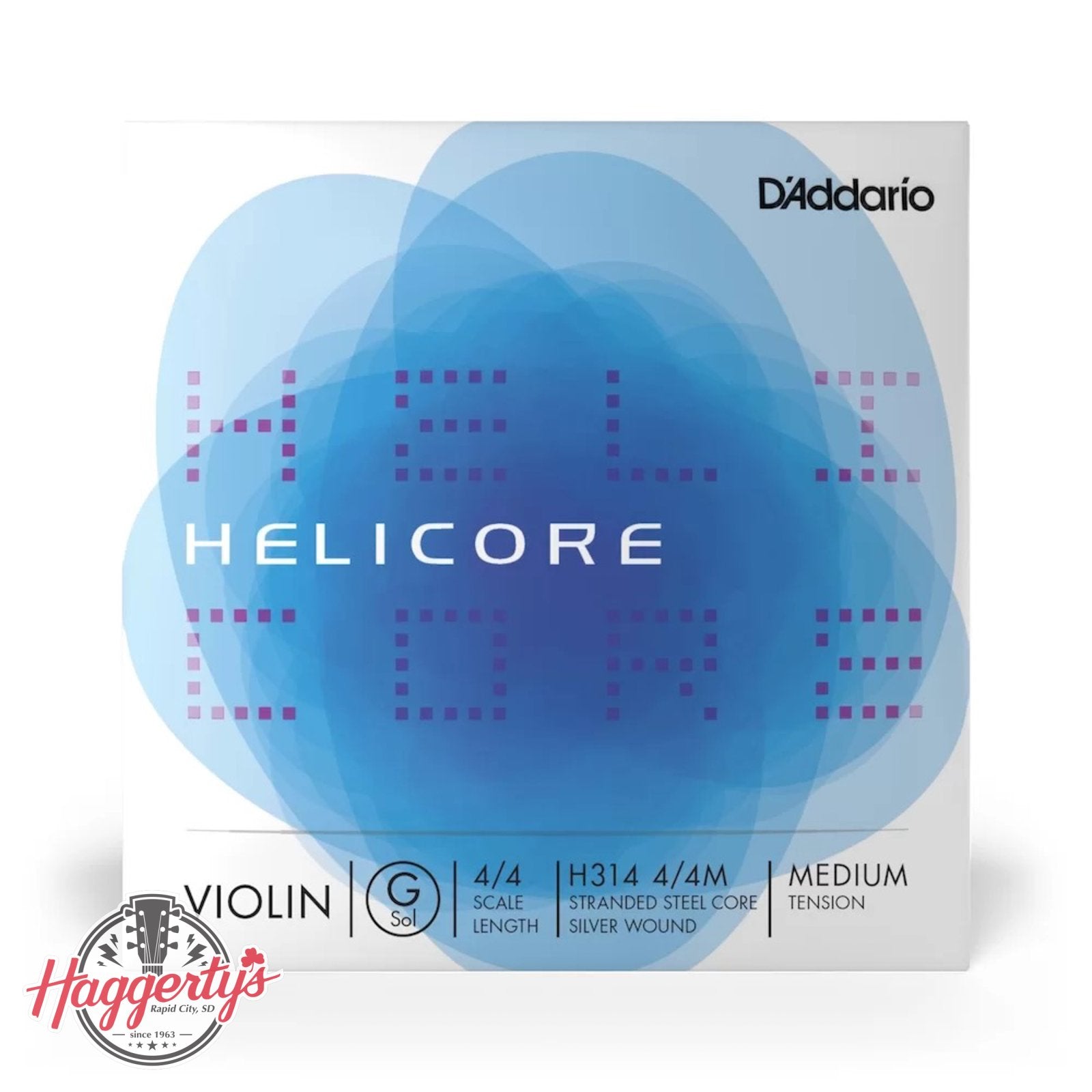 D’Addario Helicore 4/4 Violin Single String G - Medium Tension - H314 4/4M