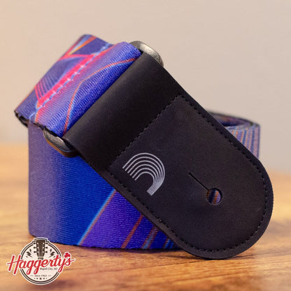 D'Addario Outrun Polyester Guitar Strap, Prism