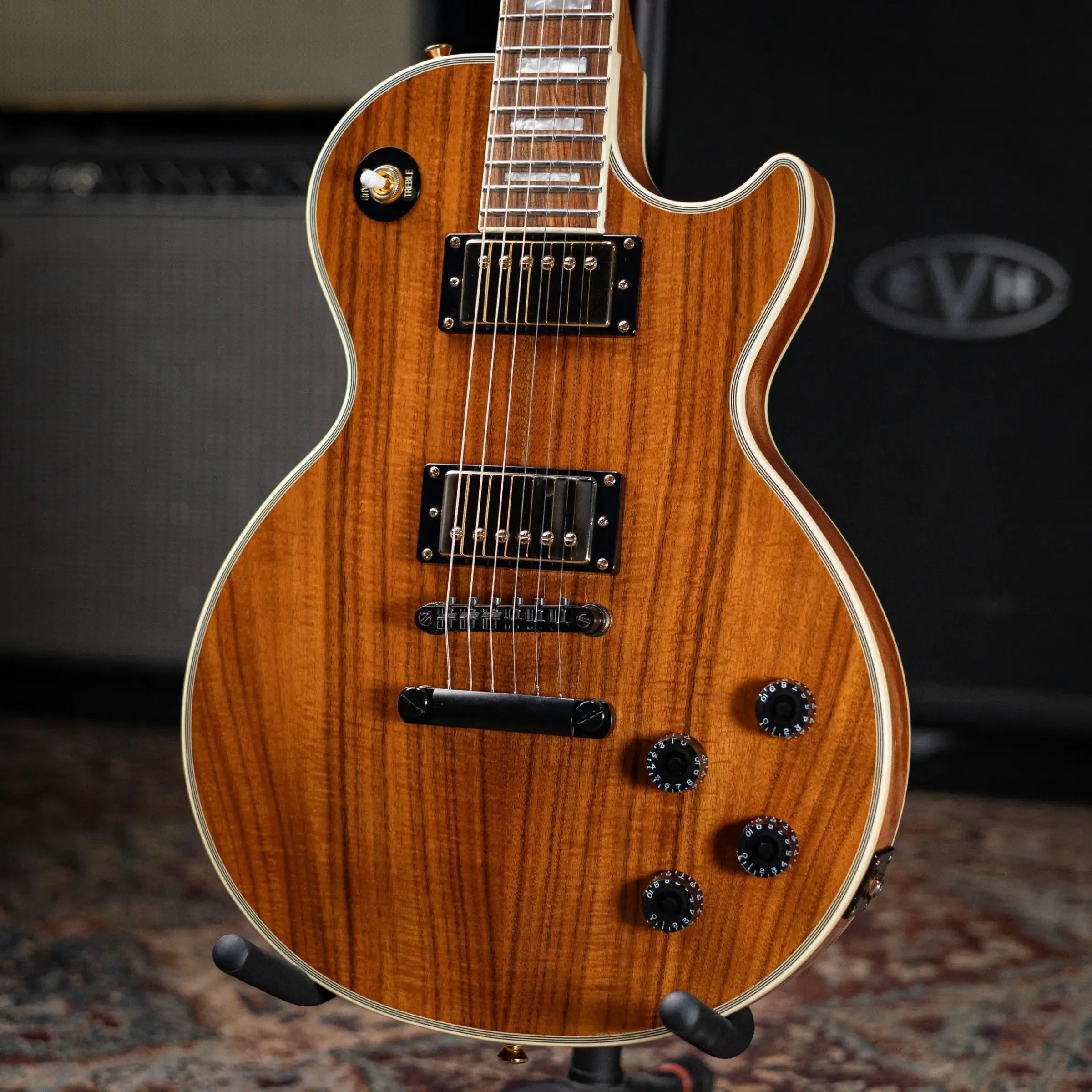 Epiphone Les Paul Custom Pro Electric Guitar - Koa - Used