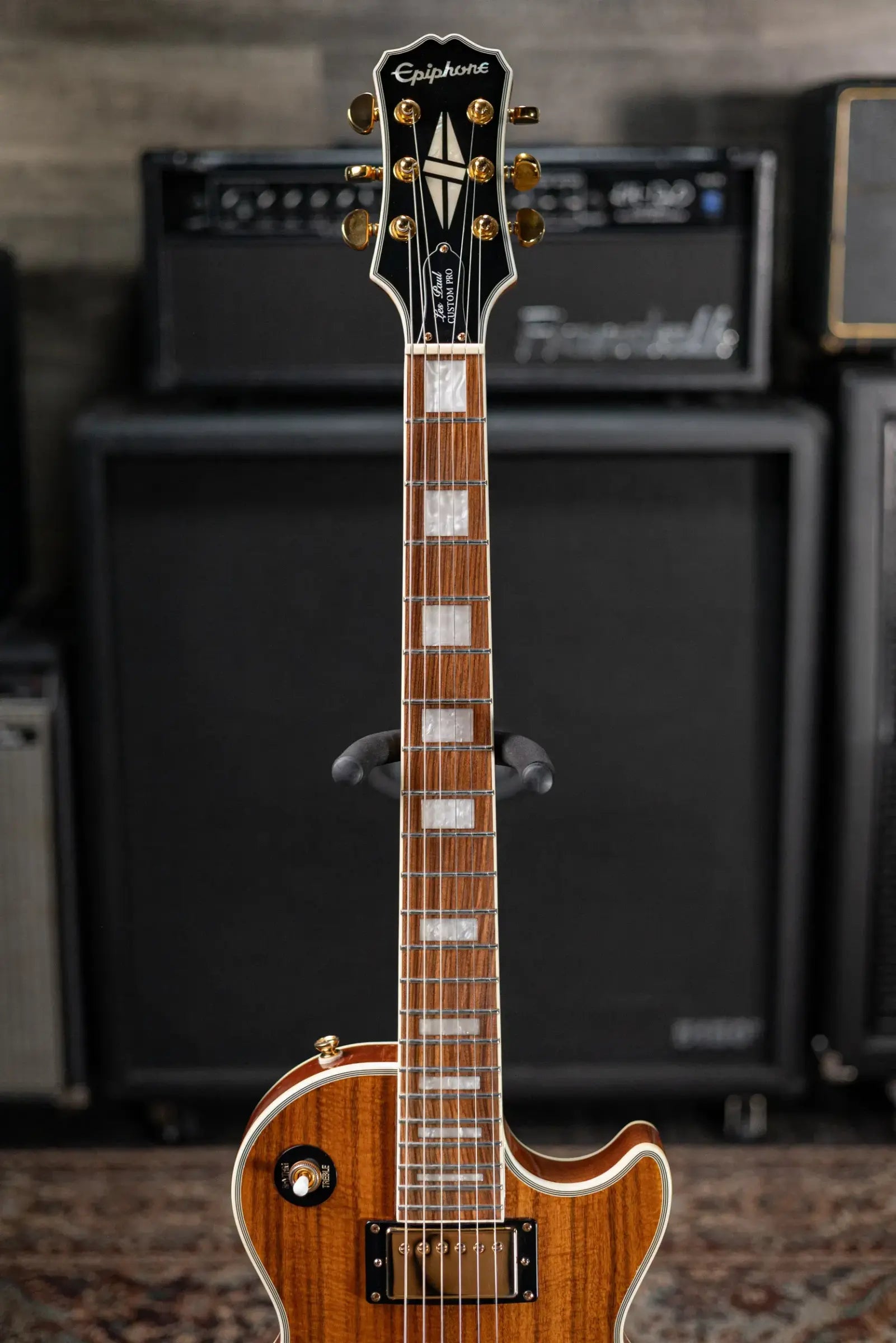 Epiphone Les Paul Custom Pro Electric Guitar - Koa - Used