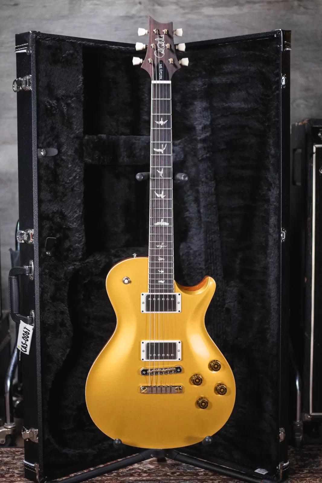 PRS McCarty Singlecut 594 Electric Guitar - Gold Top with Hardshell Case - Floor Model