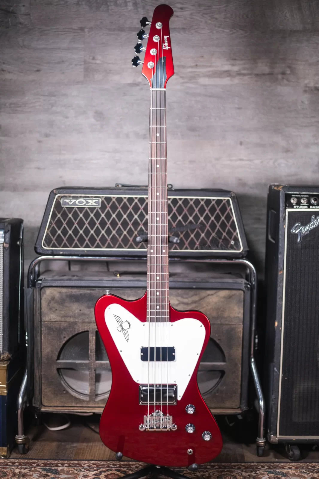 Gibson Non-Reverse Thunderbird Electric Bass - Sparkling Burgundy with Hardshell Case - Floor Model