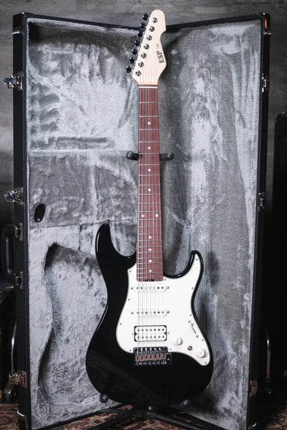 ESP SNAPPER 7 7-String Electric Guitar - Black with Hardshell Case
