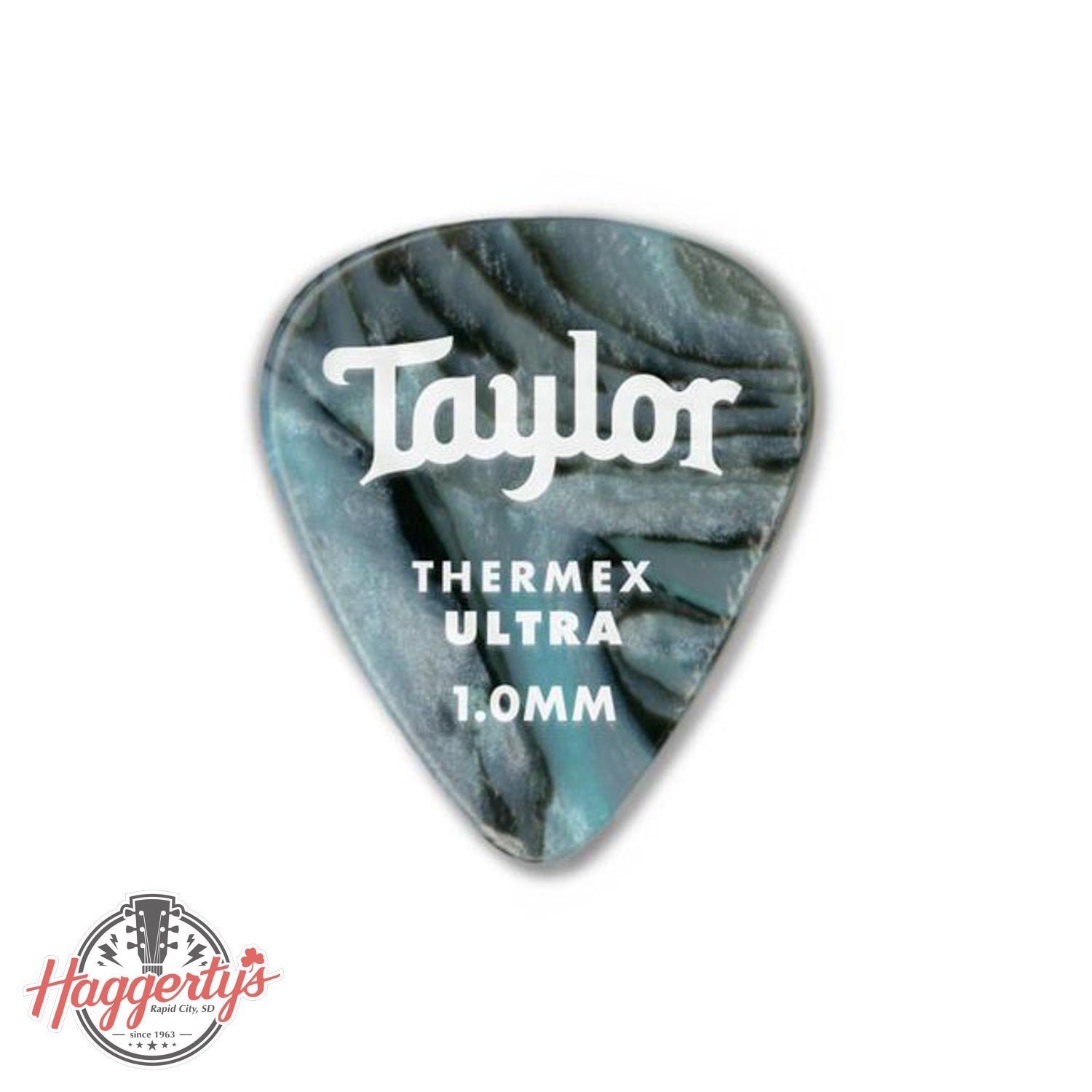 Taylor Premium Darktone 351 Thermex Ultra Picks Abalone 1.00mm 6-Pack