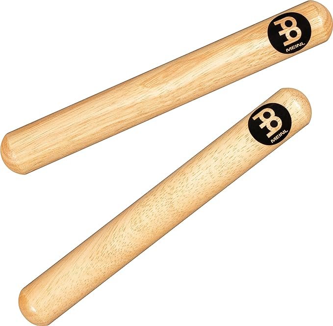 Meinl Percussion Wood Claves, Classic, Solid Hardwood