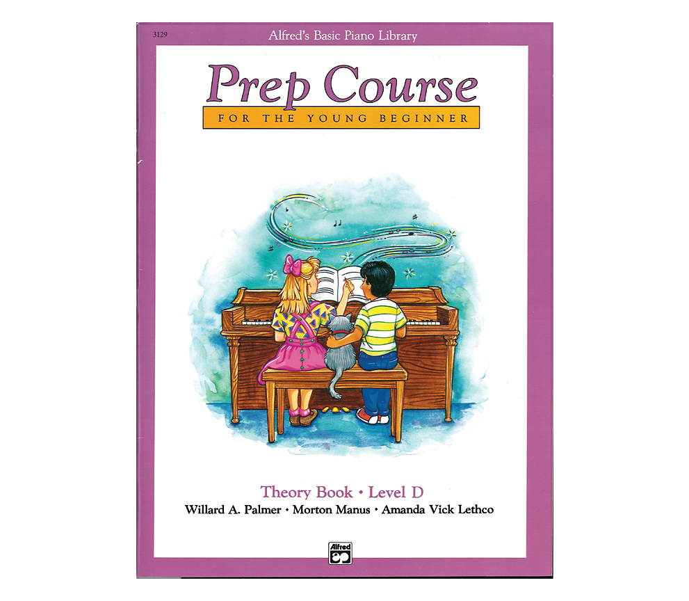 Alfred's Basic Piano Prep Course Theory Book D