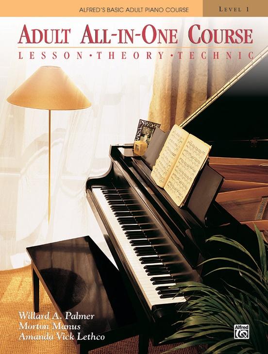 Alfred's Adult All-in-One Piano Course Level 1 with CD Book, Alfred Publishing