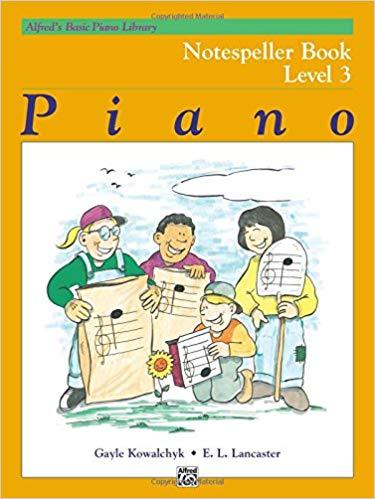 Alfred's Basic Piano Library: Level 3 - Notespeller Book