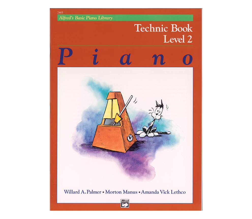 Alfred's Basic Piano Library: Level 2 - Technic Book, Alfred Publishing