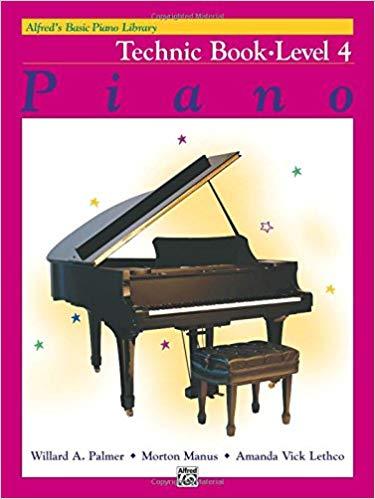 Alfred's Basic Piano Library: Level 4 - Technic Book Alfred Publishing