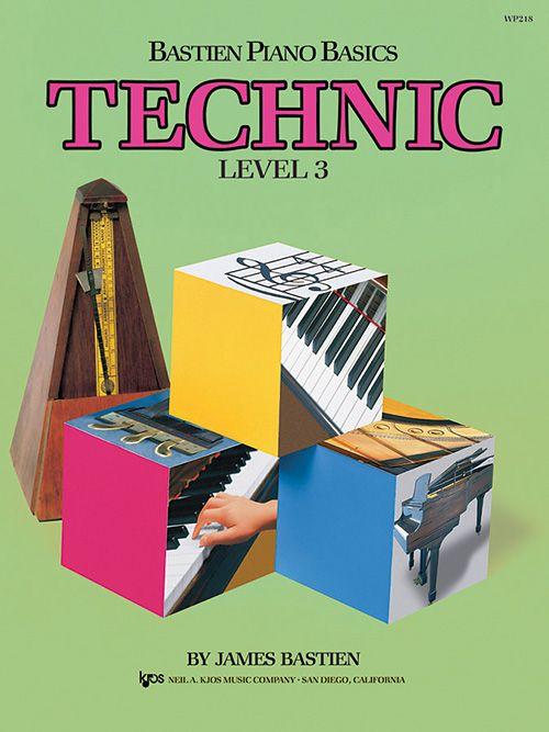 Bastien Piano Basics: Level 3 - Technic Book, KJOS Publishing