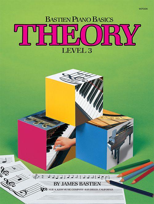 Bastien Piano Basics: Level 3 - Theory Book, KJOS Publishing