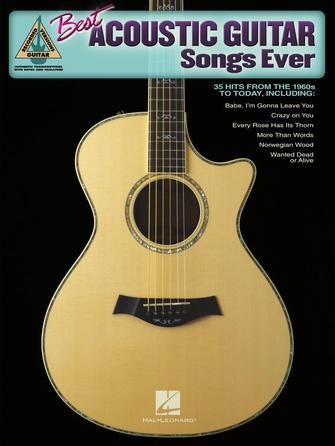 Best Acoustic Guitar Songs Ever Book, Hal Leonard Publishing