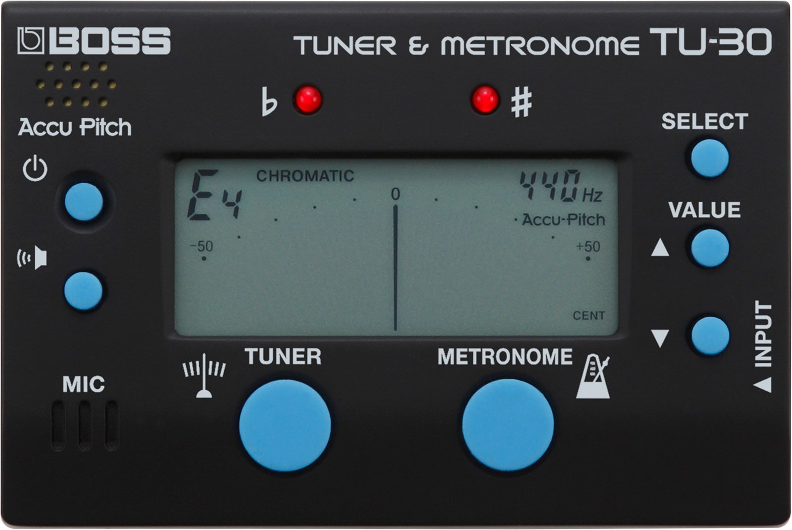 Boss TU-30 Tuner & Metronome Combo