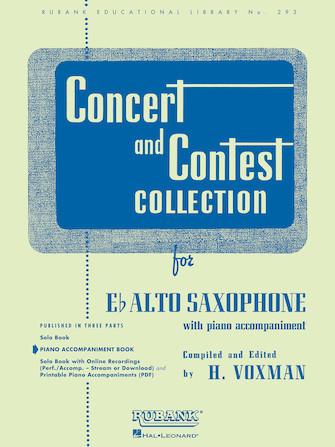 Concert and Contest Collection for Eb Alto Saxophone with piano accompaniment