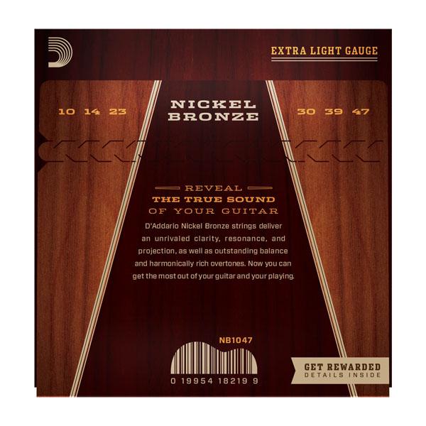 D'Addario NB1047 Acoustic String Set .010-.047