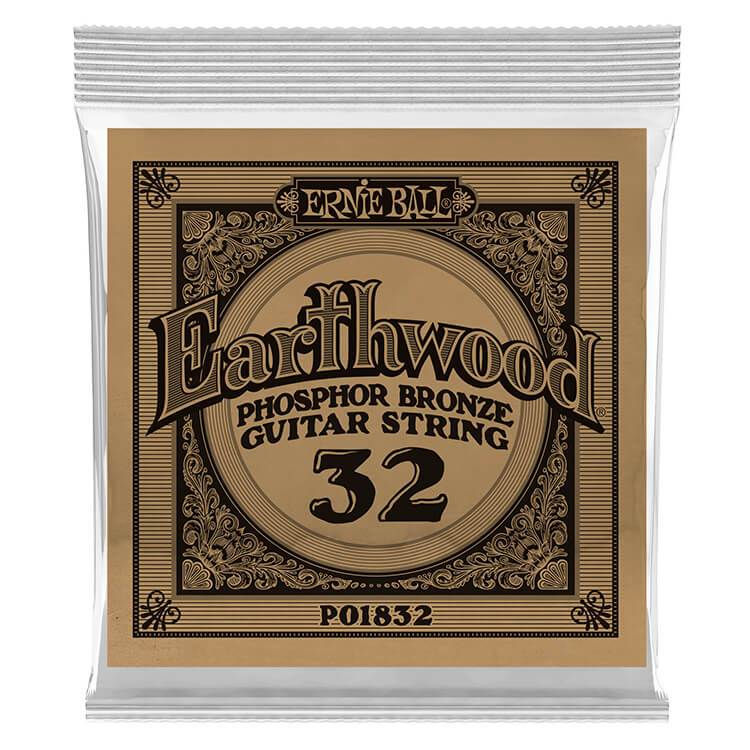 Ernie Ball Phosphor Bronze Acoustic String .032 Gauge 6 Pack