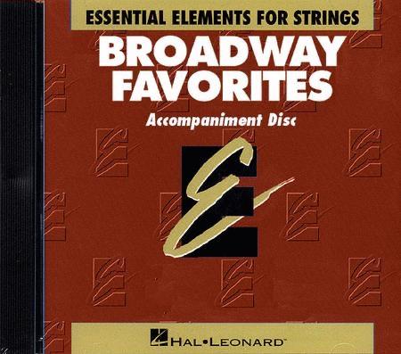 Essential Elements Broadway Favorites for Strings - Accompaniment Disc