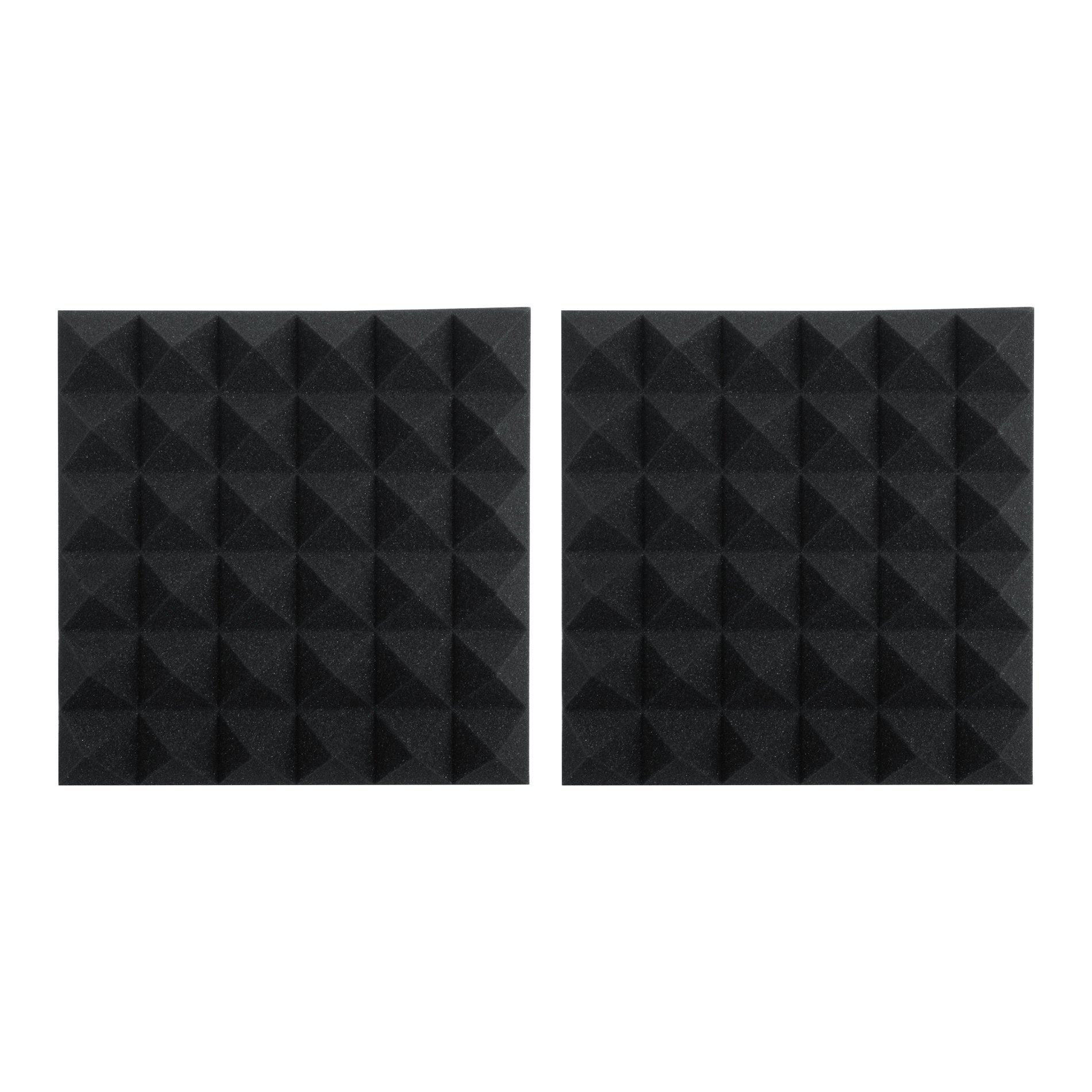 Gator 2-pack of Charcoal 12-inch x 12-inch Acoustic Pyramid Panel