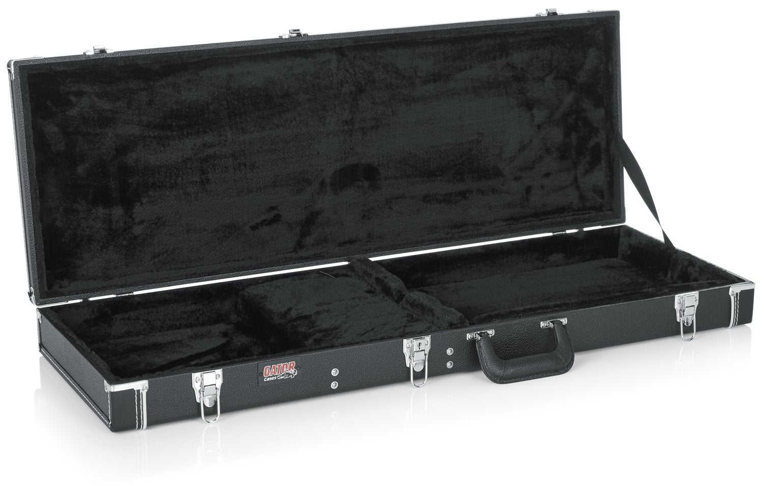 Gator Deluxe Wood Case - Double-cutaway Electric Guitar - Black