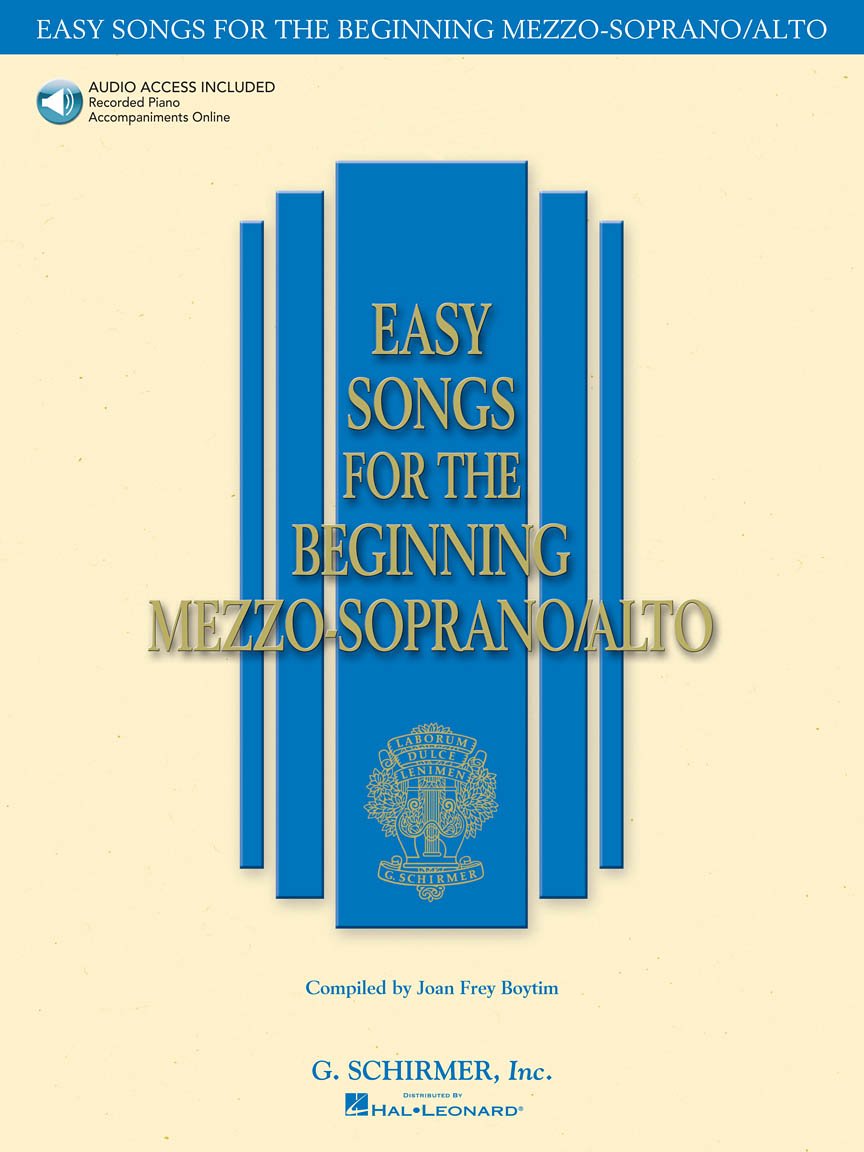 Hal Leonard Easy Songs for the Beginning Mezzo-Soprano/Alto