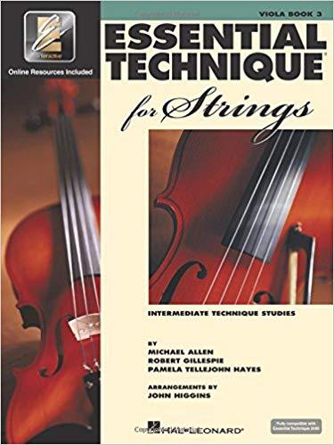 Essential Technique for Strings - Viola 3 Book/Online Audio