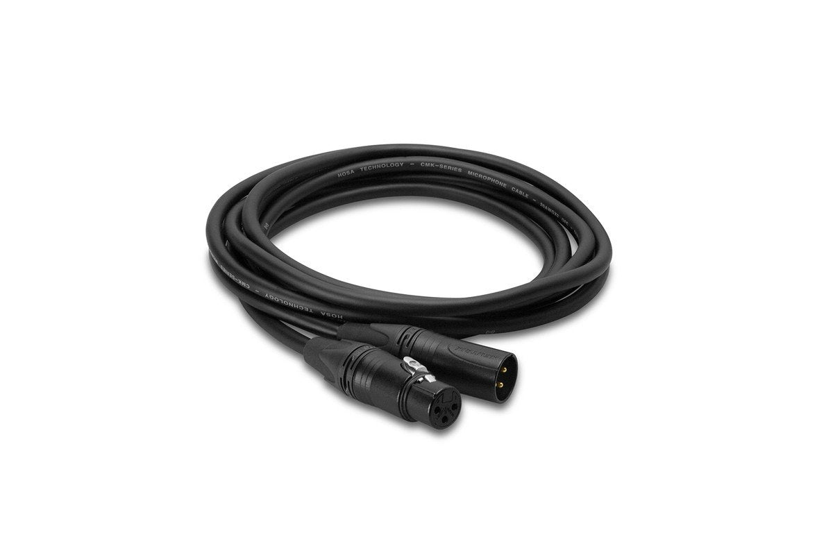 Hosa CMK-025AU Edge Microphone Cable Neutrik XLR3F to XLR3M 25 ft