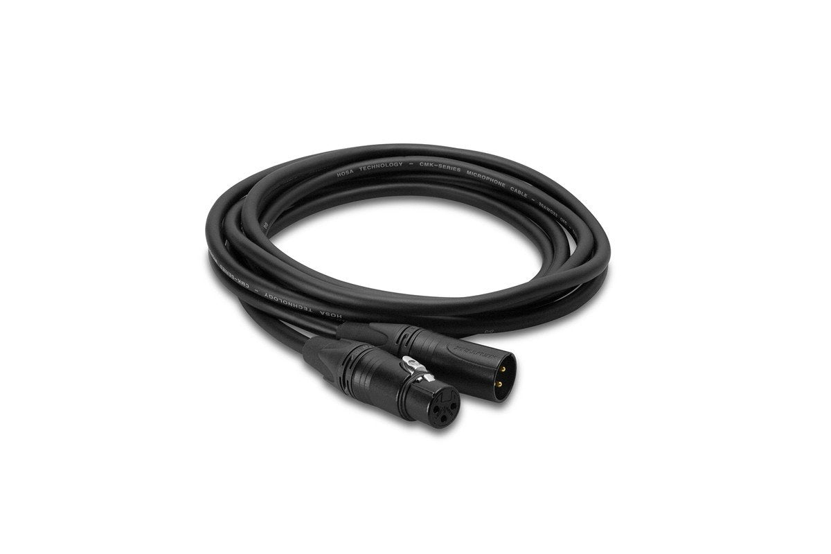 Hosa CMK-050AU Edge Microphone Cable Neutrik XLR3F to XLR3M 50 ft