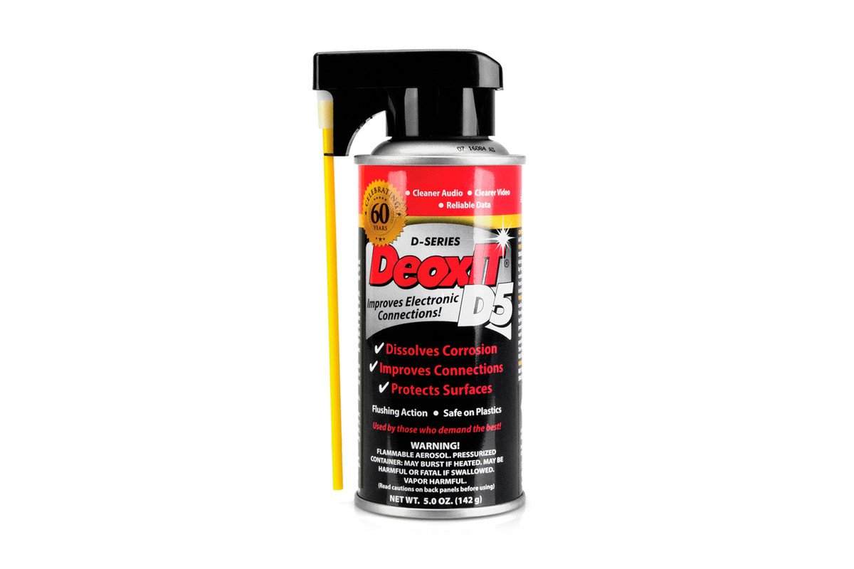 Hosa D5S-6 CAIG DeoxIT Contact Cleaner 5% Spray 5 oz