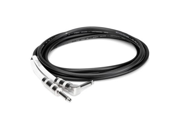 Hosa GTR-220R Guitar Cable Hosa Straight to Right-angle 20 ft