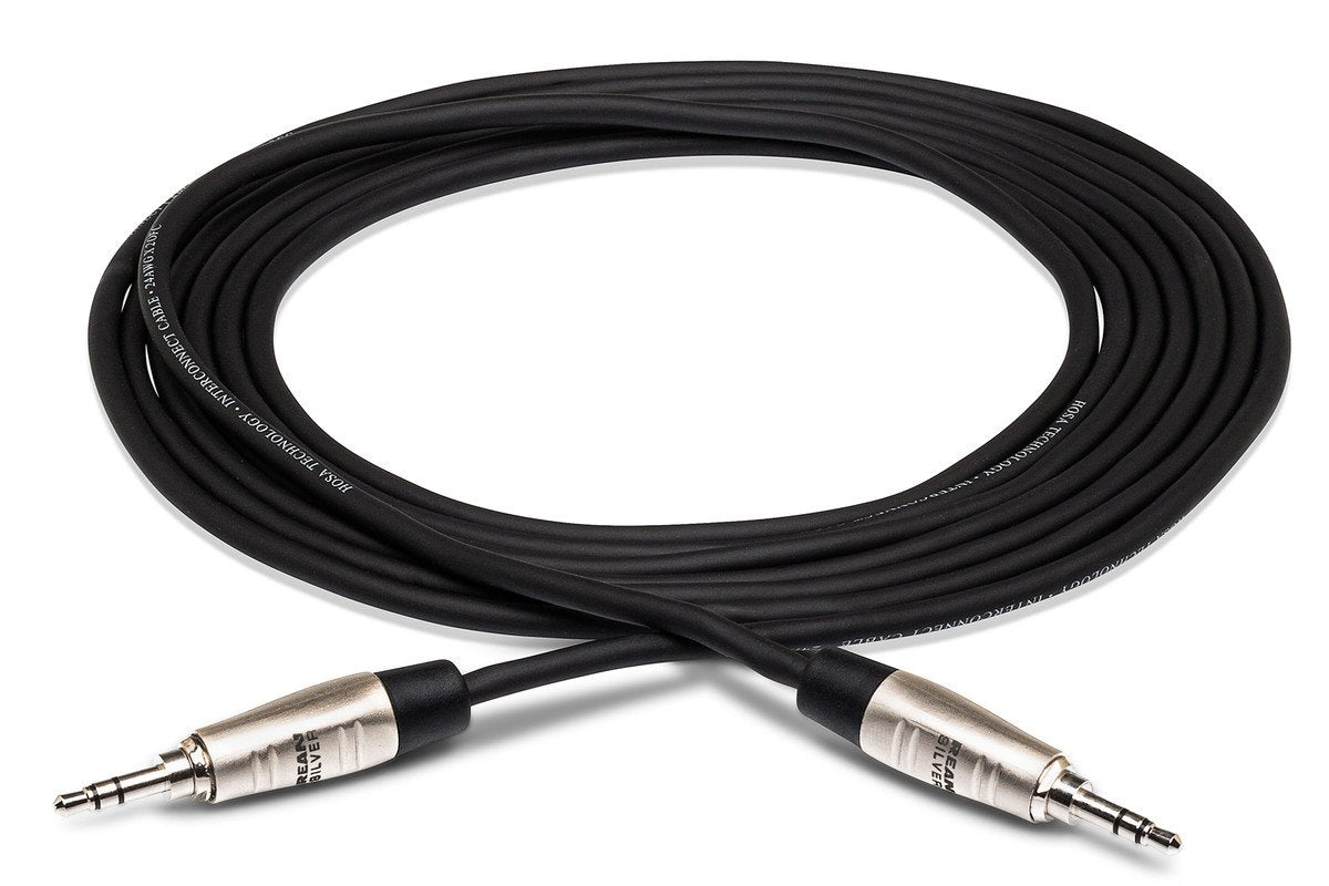 Hosa HMM-005 Pro Stereo Interconnect REAN 3.5 mm TRS to Same 5 ft